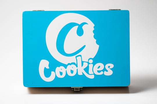 Cookies wood box with grinder