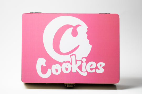 Cookies wood box with grinder