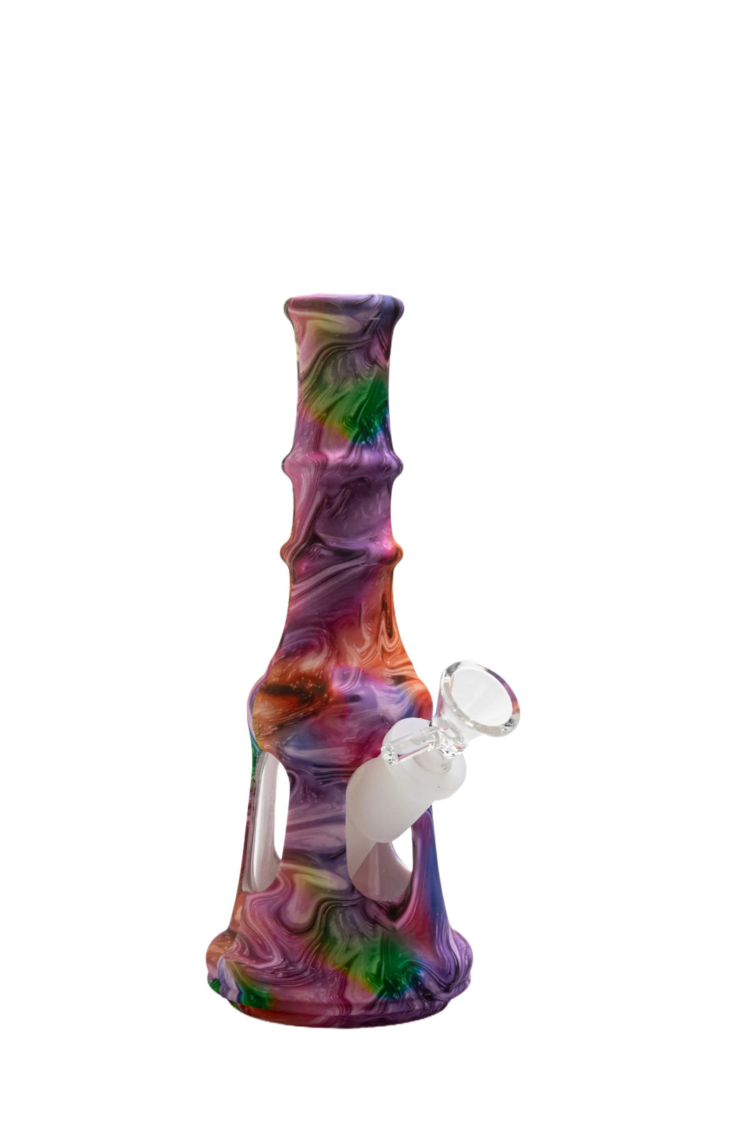 Silicone with Glass Water Pipe