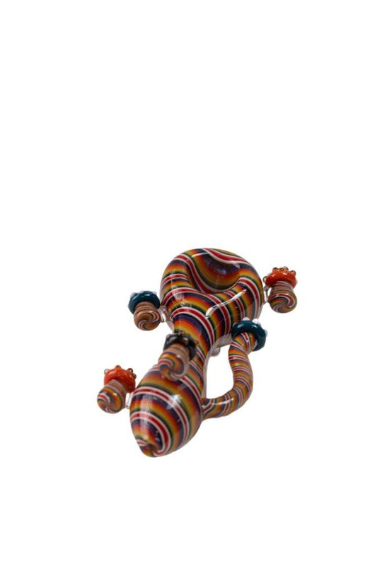 Rainbow Mushroom Hand Pipe