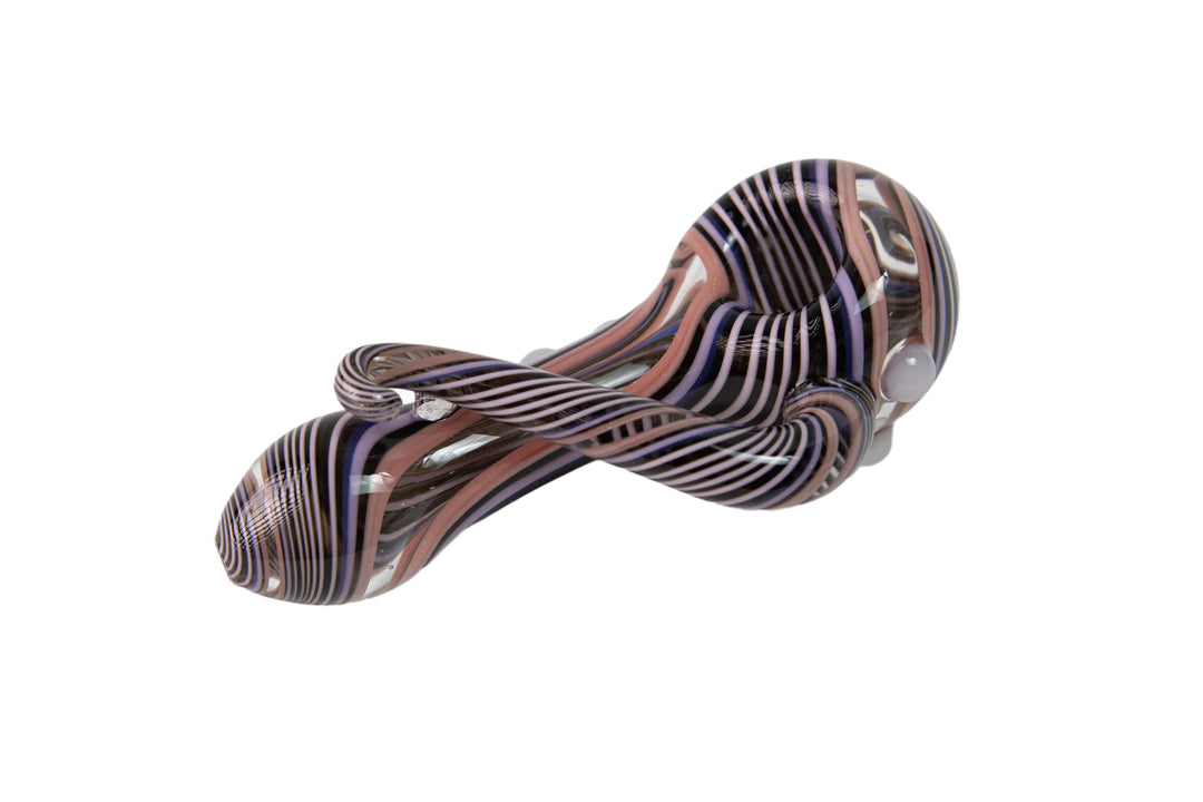 Swirl Hand Pipe Hand blown