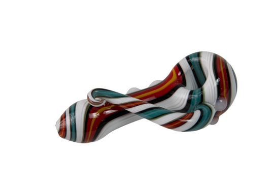 Swirl Hand Pipe Hand blown