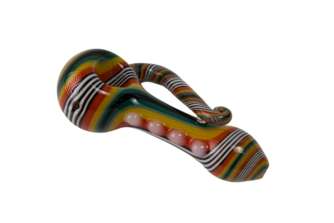 Swirl Hand Pipe Hand blown