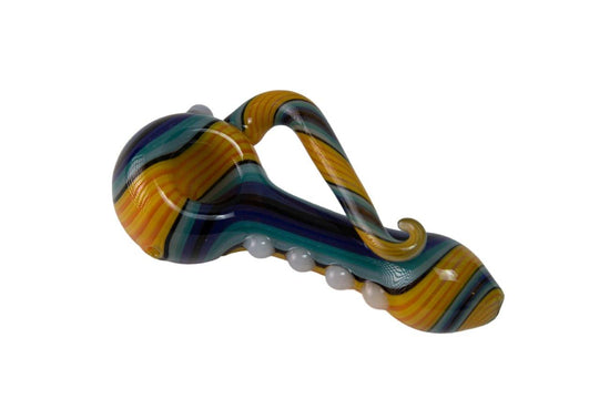 Swirl Hand Pipe Hand blown