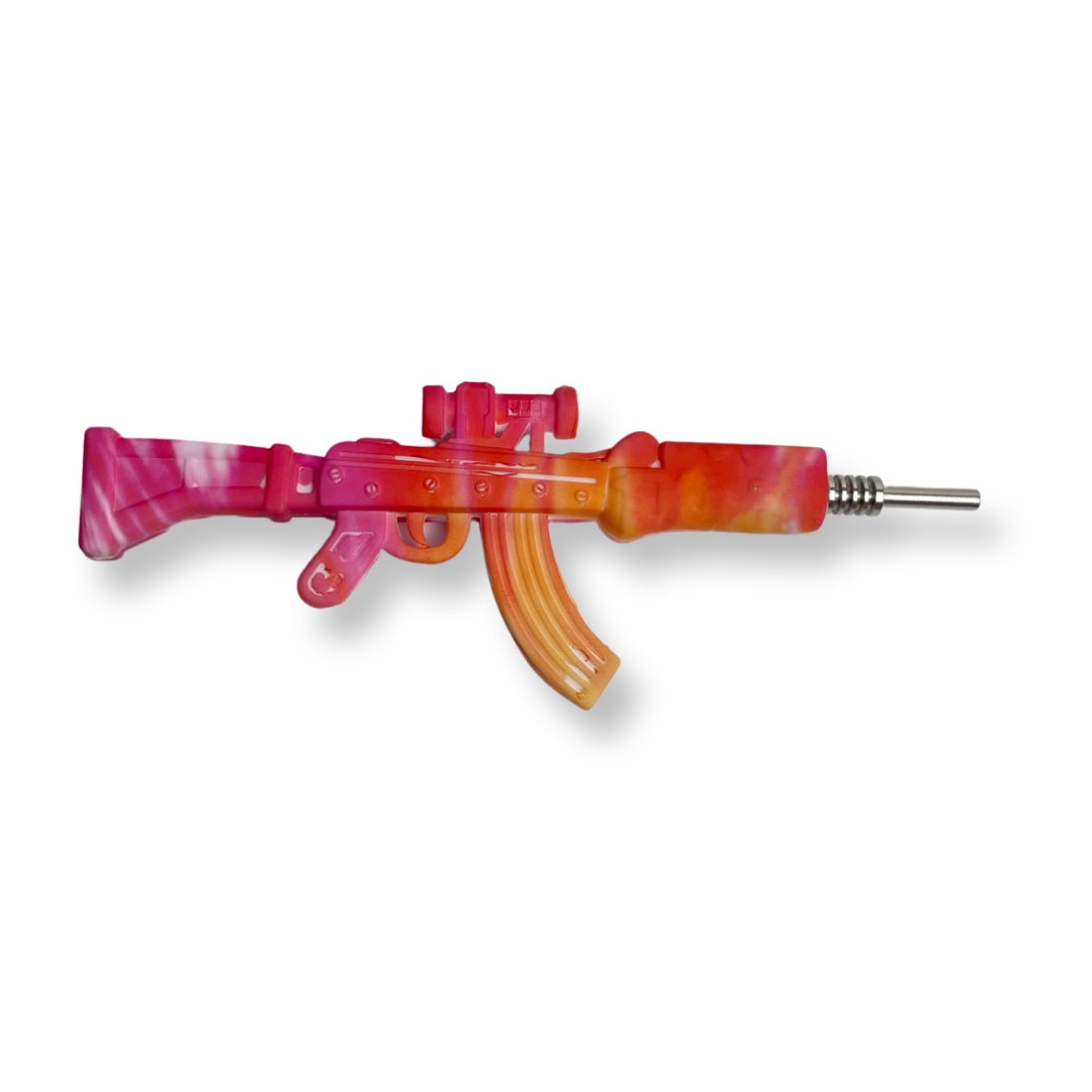 Marble Silicone AK 47 nectar collector